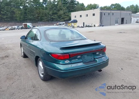 2000 Ford Escort Zx2 z USA, uszkodzony, nr VIN 3FAKP1137YR120639